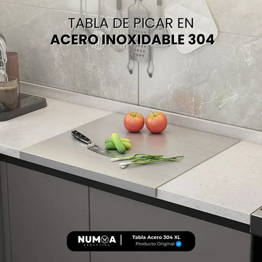 Tabla de Cortar de Acero Inoxidable 304 Numoa™