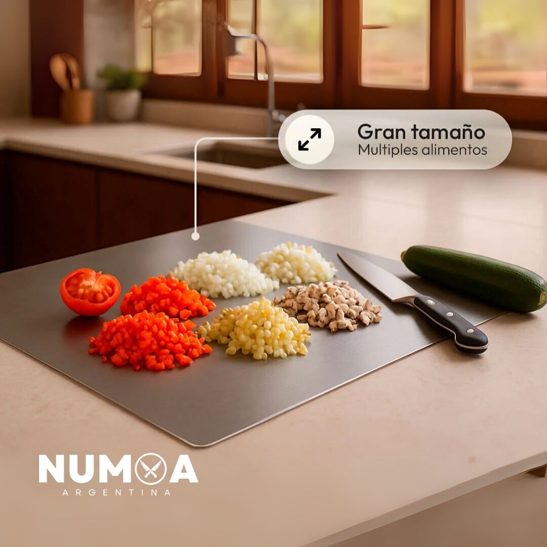 Tabla de Cortar de Acero Inoxidable 304 Numoa™